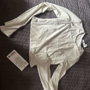 lululemon athletica White Long Sleeve Top